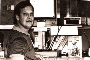 Dallin Malmgren at desk in 1989.