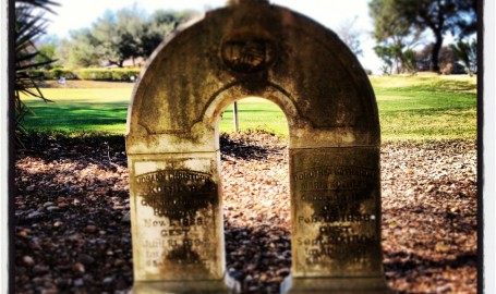 Old Texas Gravestone