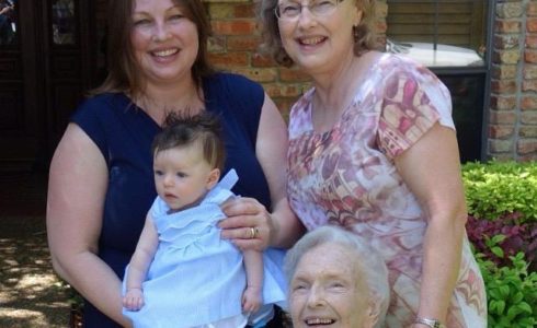 Four generations of Malmgren women